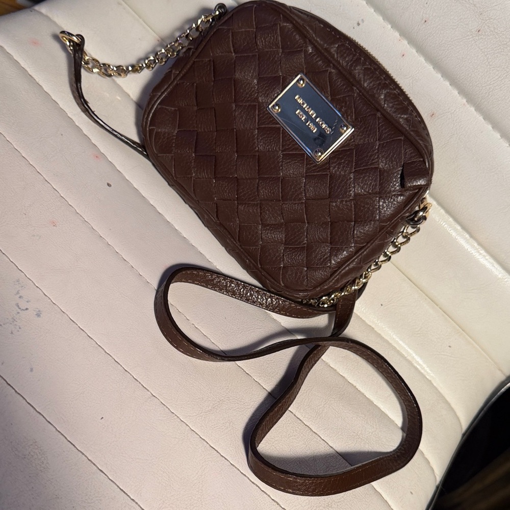 MICHAEL Michael Kors Dark Brown Crossbody Bag - Picture 2 of 8